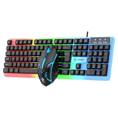Kit de Teclado - Mouse Gamming Rgb PC Marca Limeide Calidad 58483450 - Img 119294496
