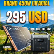 ☀️🏠Panel Solar bifacial 450w marca Messi ideal para ecoflow🔋⚡🔌 - Img 56812008