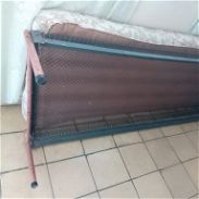 Cama personal de hierro con colchón - Img 45480271