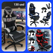 Sillas gamer con reposa pies, tres colores. Tenemos otro modelo que trae luces y mando - Img 57924115