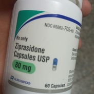 Ziprasidone 80mg 60tabletas - Img 54992664
