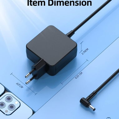 Superer 45W Cargador Compatible con ASUS AC Adapter AD883020 010 FLF/ AD883020 010K LF 5.5PHI/ 010K-1LF/ 010K-3LF, - Img 121346369