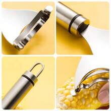 pelador de maíz, cesta para fregadero recoger residuos, Contenedor para almacenar cereales y granos - Img 111273986