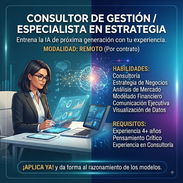 Consultor de Gestión / Especialista en Estrategia - Img 56763734