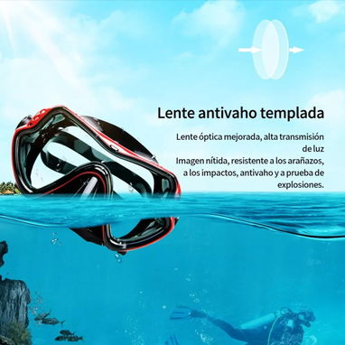 Careta y Snorkel, 2 modelos/ para Snorkeling o buceo p adultos - Img 101456798
