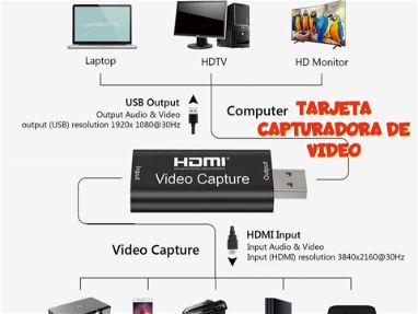 Adaptador de red, Adaptador de sonid, Adaptador de video, cables VGA, HDMI, adaptadores RCA, y muchos más - Img 63910778