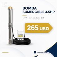 3.5 HP BOMBA DE AGUA SUMERGIBLE - Img 55600657