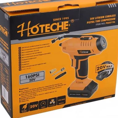 Compresor de neumáticos de pistola inalambrica [1bateria de 20V]/160psi - Img 98966824