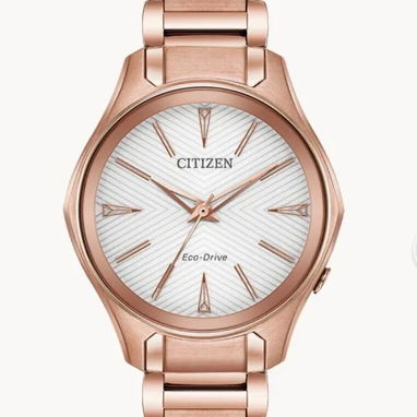 58049738 , CITIZEN ECODRIVE MODENA PARA MUJER (EM0593-56A) DE 36MM , NUEVO A ESTRENAR POR USTED , ORO ROSA , OFERTON - Img 106023844