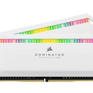 0km✅ RAM DDR4 Corsair Dominator Platinum RGB 16GB 3600mhz White 📦 Disipadas, 2x8, CL18 ☎️56092006 - Img 45834481