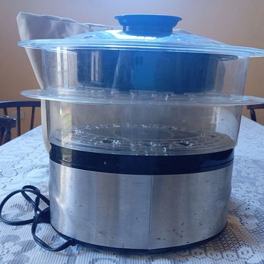 DE USO !! CASI NUEVO!! Hamilton Beach 37530Z/ Vaporera y Arrocera Digital/Bandejas Apilables/Capacidad de 5.2L 53274327 - 10/10
