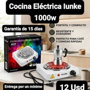 Cocina Eléctrica lunke 1000w, Garantía de 15 días, Entrega por un mínimo costo adicional para toda La Habana - Img 55849432