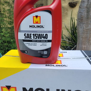Aceite 15w-40. 5 litros. Motores Diésel. Molinol. Alemán. - 2/3