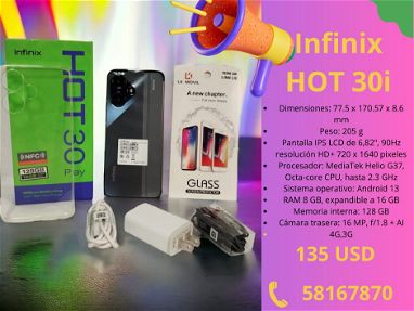 venta de teléfonos Infinix HOT 30i y Tegno Go - Img main-image-45871174