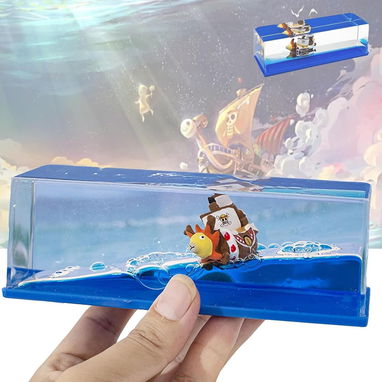🚢 Barco One Piece en Botella | Juguete Decorativo Insumergible | Regalo Ideal para Fans del Anime ⛵ - Img 106859990