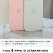 Iphone 15 plus 128gb libre 90% - Img 56648963