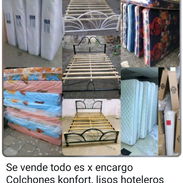 Camas colchones juegos de comedor y base de boxesprin - Img 55564650