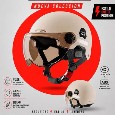 Casco de motos 🛵 •son unitalla regulables 20 usd - Img 123227589