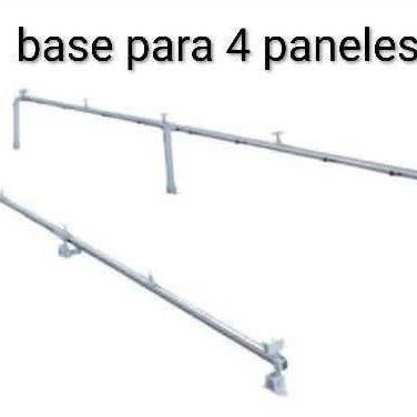 Bases para paneles solares de 4unidades - Img 124197822