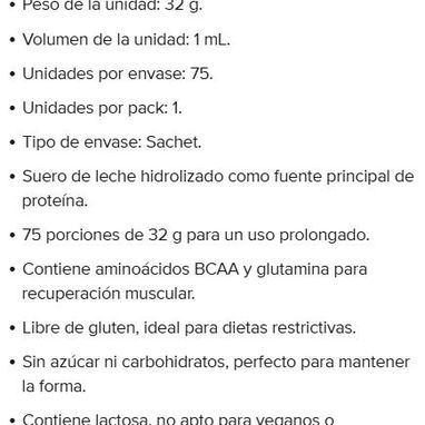 PROTEÍNA HIDROLIZADA 2.4 KG - Img 125584844