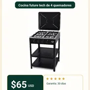 🏠 Cocina future tech de 4 quemadores - Img 56907207