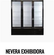 Nevera exhibidora vertical triple con luces - Img 45420420