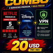 Súper combo streaming Netflix Disney VPN premium - Img 56905801