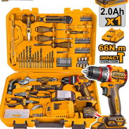 Maleta de herramientas con taladro 165pcs nueva - Img 51020015