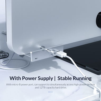 REGLETA USB MARCA ORICO 3.0 (4 PUERTOS) CON ALIMENTACION DE ENERGIA NEW A ESTRENAR 59251731 - Img 97800595