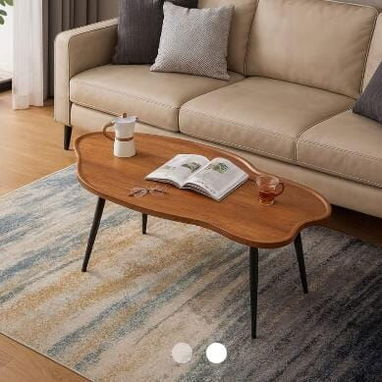 Mesa de centro con borde irregular comunícate con Pedro - Img 111775799