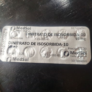 Dinitrato de isosorbida 10mg - 2/2