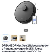 DREAME D9 Max Gen 2 Robot aspirador y fregona, navegación LDS, fuerte potencia de succión de 6000 Pa - Img 56981595