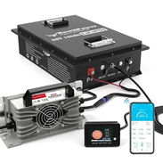 Batería de litio NewtiPower de 36 V y 135 Ah LiFePO4 con BMS de 200 A y APP, soporte superior para carrito de golf - Img 56266662