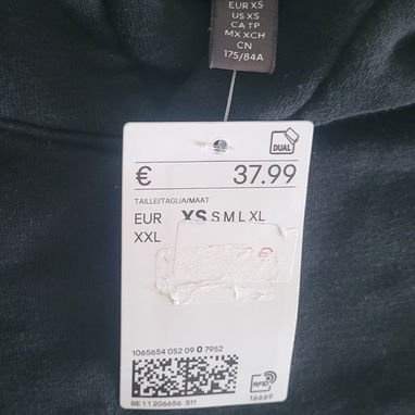 Abrigo enguatada H&M ORIGINAL talla XS ( holgada) - 3/4