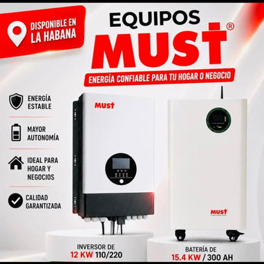 Kit solar y batería - Img 123287583