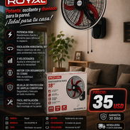 🍃 DE PARED 🍃 VENTILADOR ROYAL DE PARED 90W POTENCIA. MENSAJERÍA CON FACTURA Y GARANTÍA. 📲 54833699 - Img 55966872