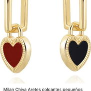 Aretes chapados oro 14 quilates - Img 54019991
