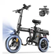Bicicleta Eléctrica Plegable 14" 1200W 24MPH Batería 48V 10Ah Suspensión y Frenos de Disco🔴‼️OFERTA‼️🔴Quedan pocas. - Img 57885449