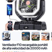 Ventilador Recargable F10 20000mAh - Img 56872909