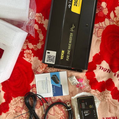 Inversor inverter VEVOR 12v a 110v viene con todos sus accesorios 0km la bestiaaaa - Img 123480670