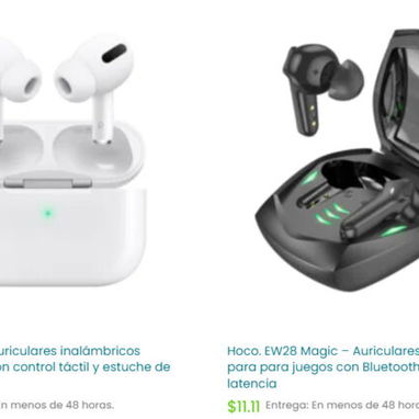 Auriculares Audífonos inalámbricos, audífonos con cable - 10/10