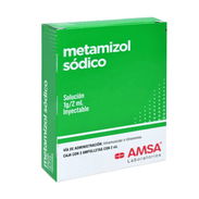 54836334 METAMIZOL SODICO 1 G 2 ML (INYECTABLE)CAJA CON 3 AMPOLLETAS - Img 57390536