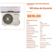 Aire Acondicionado Milexus 12,000 BTU con Bajo Consumo 1.0 kW/h Real VPT#-0296 - Img 55547638