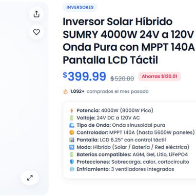 Inversores - 4/4