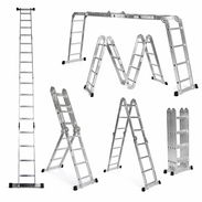 Escalera Plegable Multiproposito de 5.7M, garantía y factura, somos empresa - Img 54389642