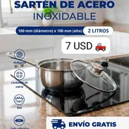 Sartén de Acero Inoxidable 2 litros - Img 57085801