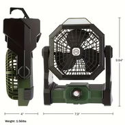 - NARANJA Y VERDE Ventilador Portátil Recargable - Img 56385806