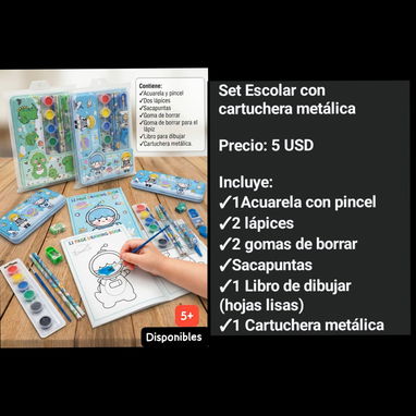 Mochilitas para prescolar y utensilios para la escuela - 4/10