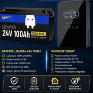 Combo: kit solar, inversor híbrido 4kw batería 25,6v - Img 56798940