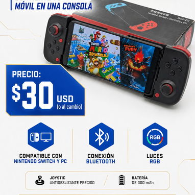 Controles para celular / Gamepad Bluetooth – Android, iPhone, PC y consolas - 2/3